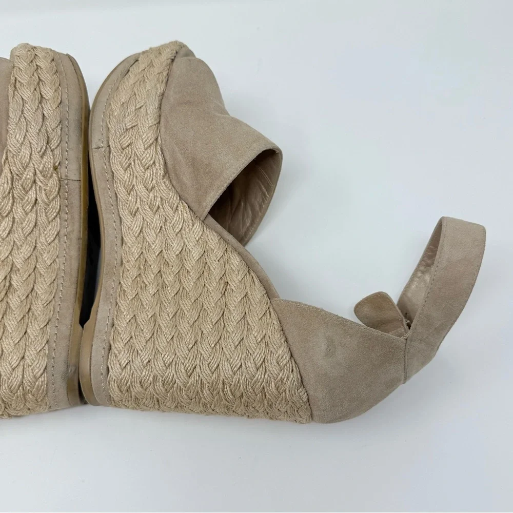 Stuart Weitzman Sohojute Wedge Sandal Sz US 9 - Picture 9 of 14